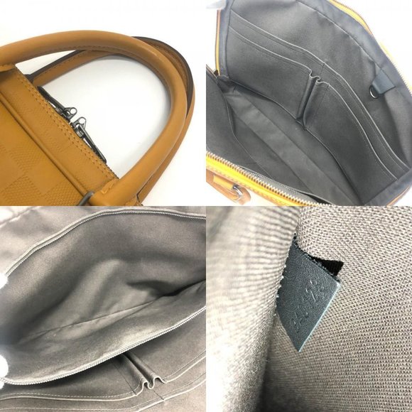 AUTHENTIC LOUIS VUITTON N41218 Infini Hand Bag PDV PorteDocument V - Picture 11 of 12